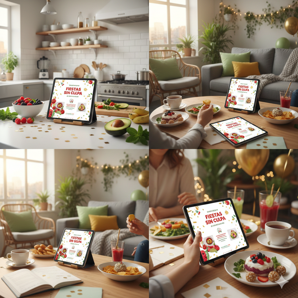 FIESTAS SIN CULPA: Versiones saludables de los platos que todos aman.