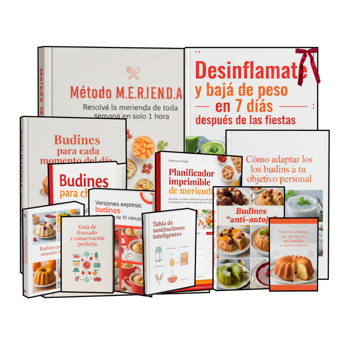 RECETAS PARA MERIENDAS + GUIA PARA BAJAR DE PESO + 10 BONOS DE REGALO