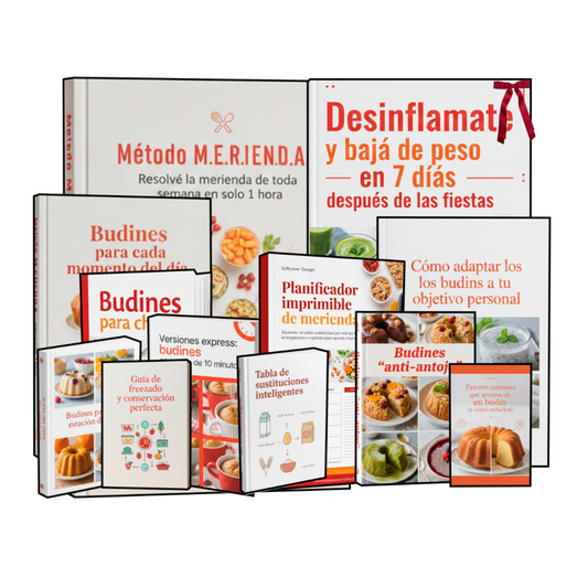 RECETAS PARA MERIENDAS + GUIA PARA BAJAR DE PESO + 10 BONOS DE REGALO