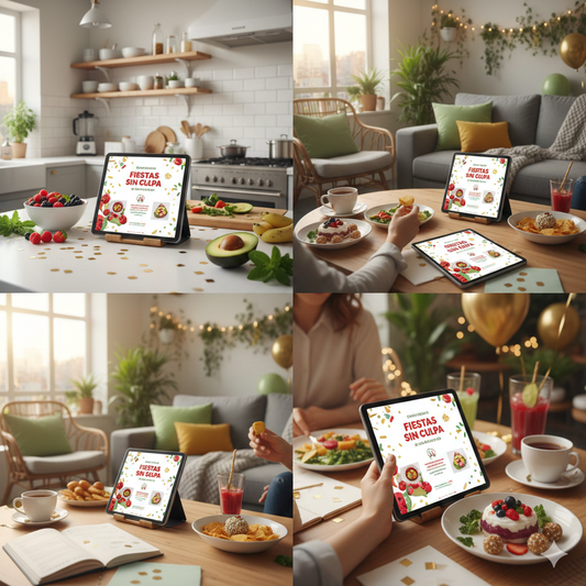 FIESTAS SIN CULPA: Versiones saludables de los platos que todos aman.